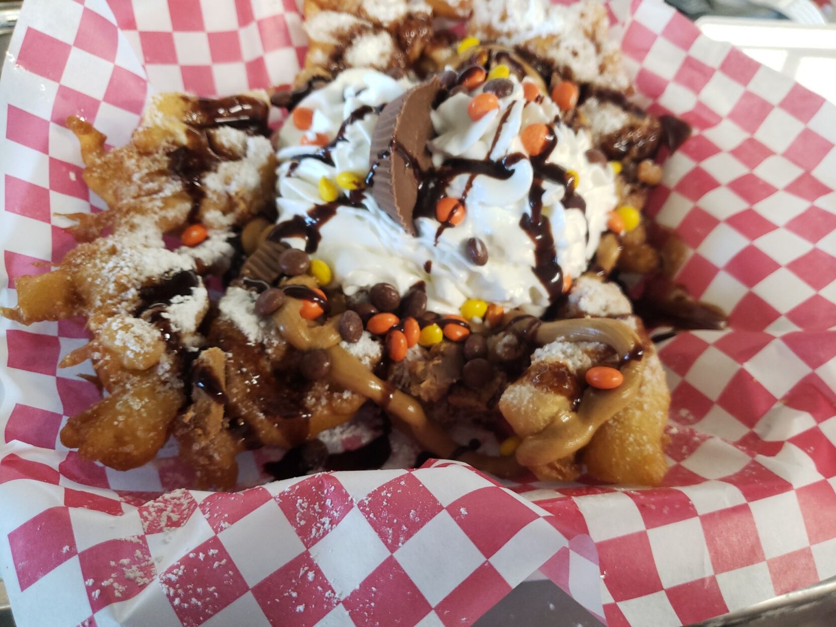 Dope Soul Catering & Food Truck: Loaded Reese's Funnel Cake